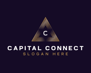 Triangle Finance Consultant logo design