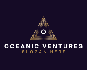 Triangle Finance Consultant logo design