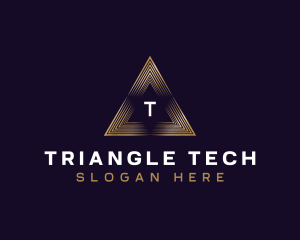 Triangle Finance Consultant logo design