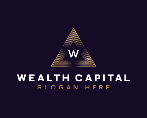 Triangle Finance Consultant logo design