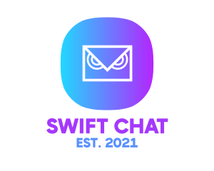 Messenger - Messaging Owl App logo design