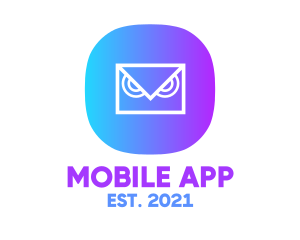 File Transfer - Messaging Owl App logo design