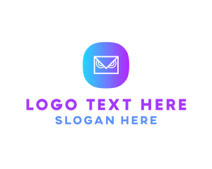Communication - Messaging Owl App logo design