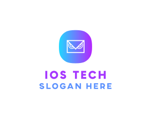 Ios - Messaging Owl App logo design