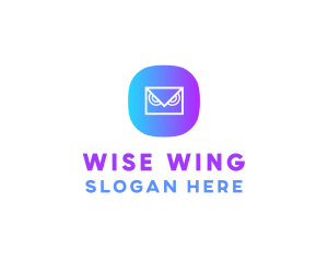 Owl - Messaging Owl App logo design