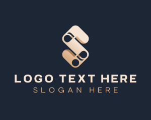 Advertising - Media Tech Startup Letter S logo design