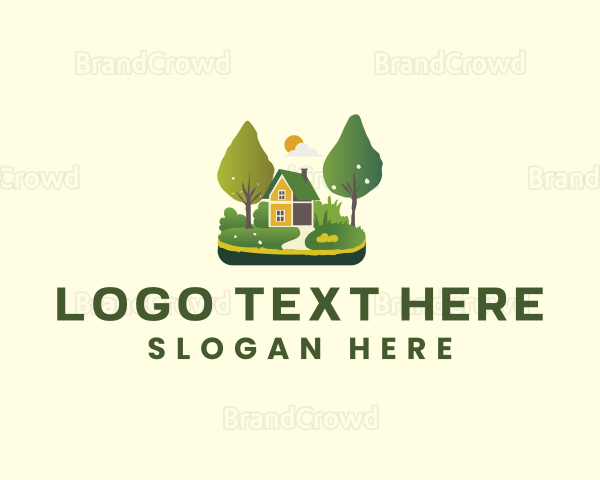 Gardening Lawn Care Logo