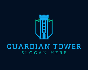 Watchtower - Tower Shield Security logo design