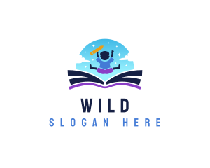 Book - Kid Book Publishing logo design