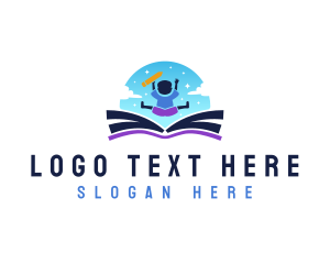 Library - Kid Book Publishing logo design