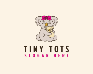Babysitting - Mother Koala Toy logo design