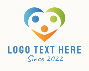 Human - Community Heart Charity logo design