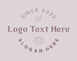 Elegance - Lotus Floral Circle logo design