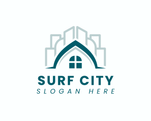 House City Buildings logo design