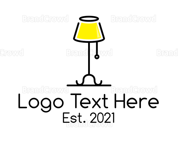 Bedroom Lamp Furnishing Logo