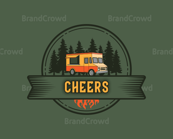 Forest Camper Van Logo