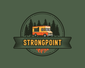 Forest Camper Van Logo