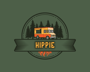 Forest Camper Van logo design