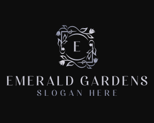 Botanical Floral Garden logo design