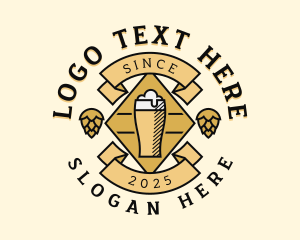 Pub - Beer Hops Pub logo design