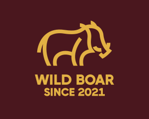 Boar - Safari Wild  Boar logo design