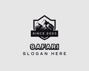 Mountain Peak Hiking Logo