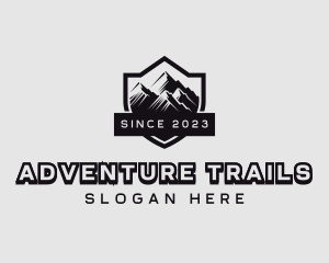 Mountain Peak Hiking logo design