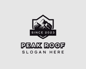 Mountain Peak Hiking logo design