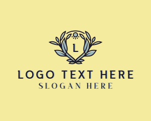 Lettermark - Floral Ornament Leaves logo design