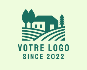 Cabin - Nature Farm House logo design