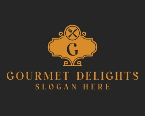 Fine Dining Buffet Restaurant logo design