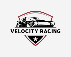 Race Car Automobile logo design