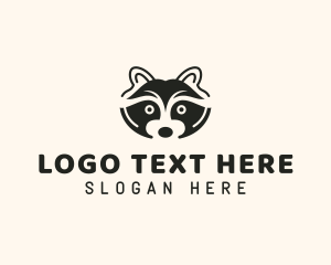 Character - Raccoon Animal Vet logo design