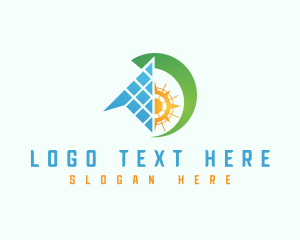 Ecofriendly - Natural Electric Power logo design