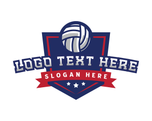 Sports Center - Volleyball Sports Tournament logo design