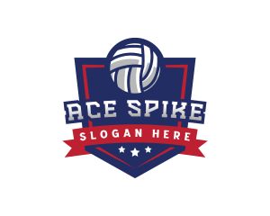 Volleyball - Volleyball Sports Tournament logo design