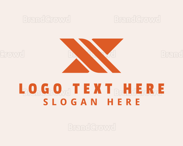 Express Courier Letter X Logo
