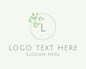 Organic Leaf Farming Logo