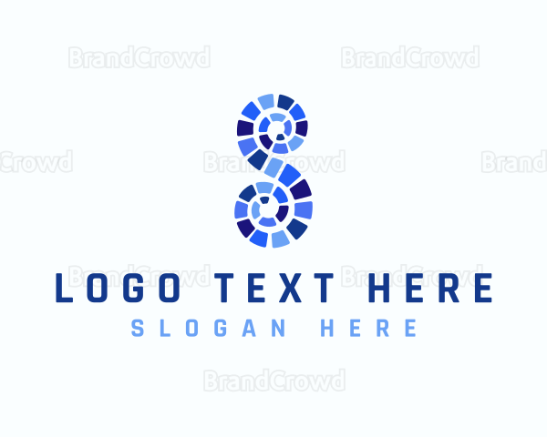 Flooring Brick Letter S Logo