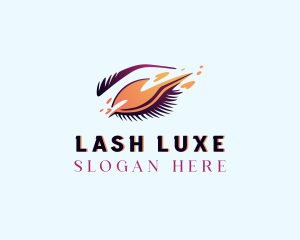 Lashes Beauty Threading logo design