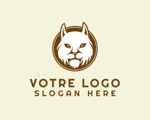 League - Wild Feline Cat logo design