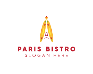 French Baguette Bakery  logo design