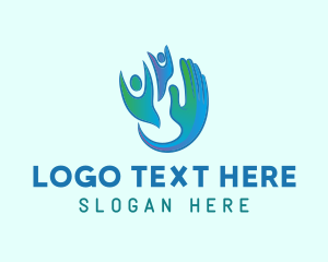 Care - Helping Hand People logo design