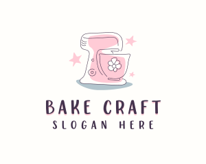 Baking Mixer Baker logo design