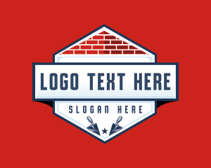 Wall - Brick Masonry Renovation logo design