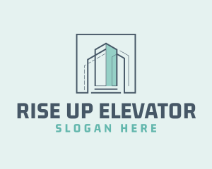 High Rise Condominium City Realty logo design