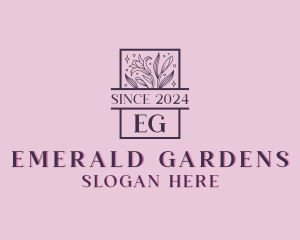 Flower Garden Boutique logo design