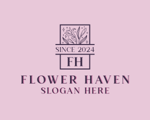 Flower Garden Boutique logo design