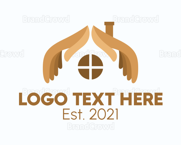 Wooden Hand House Logo