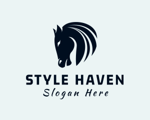 Farrier - Horse Equine Silhouette logo design